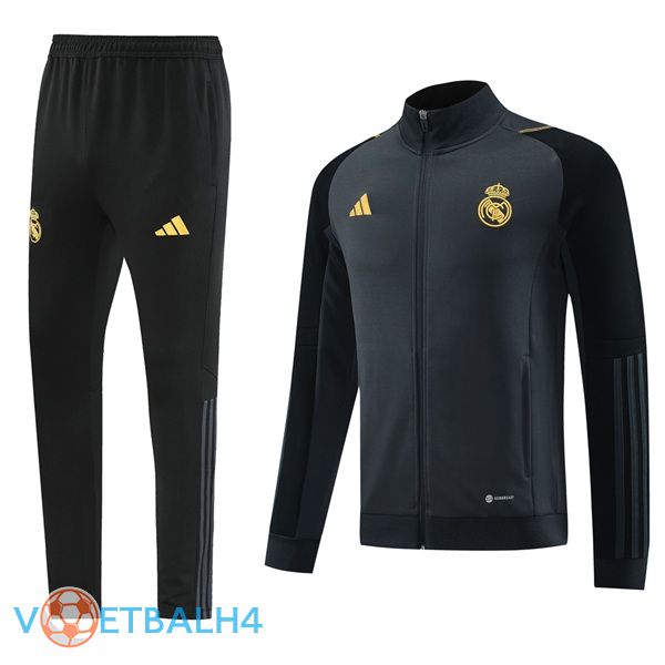 Real Madrid Trainingsjaspak grijs 2024/2025