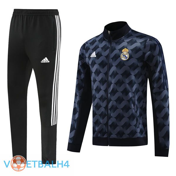 Real Madrid Trainingsjaspak blauw koninklijk 2024/2025