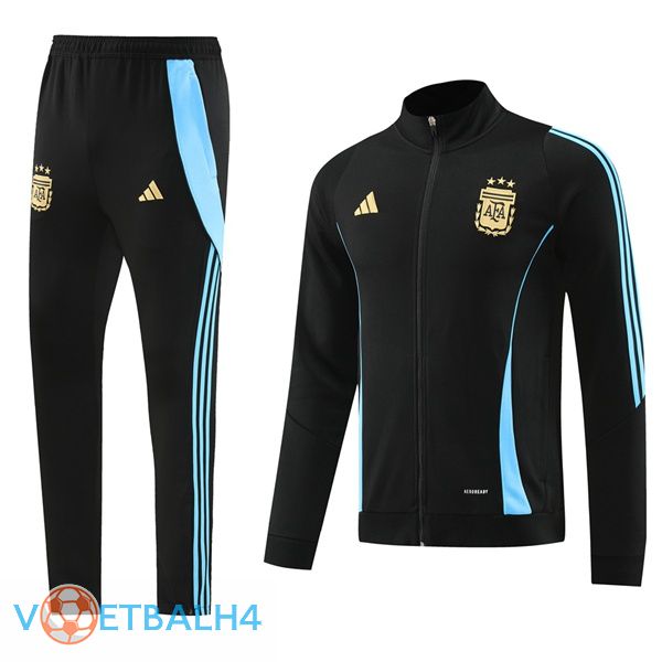 Argentinië kit Trainingsjaspak zwart 2024/2025