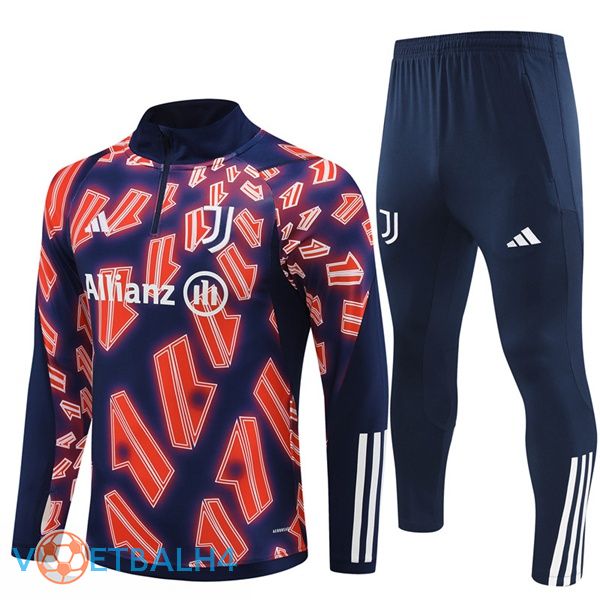 Juventus trainingspak rood blauw koninklijk 2024/2025