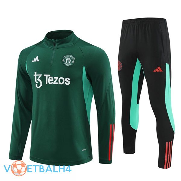 Manchester United kit trainingspak groente 2024/2025