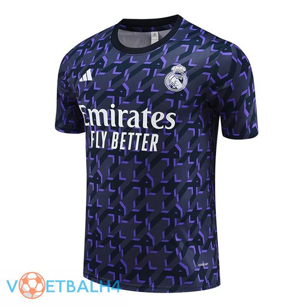 Real Madrid Training T Shirt blauw koninklijk 2024/2025