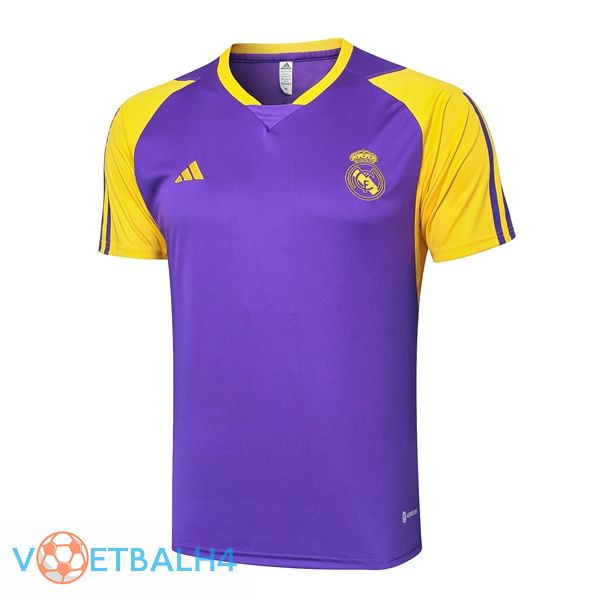 Real Madrid Training T Shirt paars 2024/2025