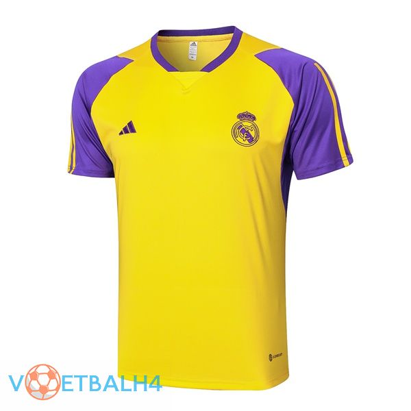 Real Madrid Training T Shirt geel 2024/2025