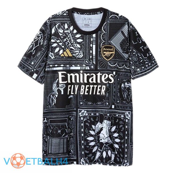 Arsenal Training T Shirt zwart 2024/2025