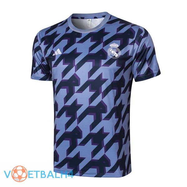 Real Madrid Training T Shirt zwart blauw 2024/2025