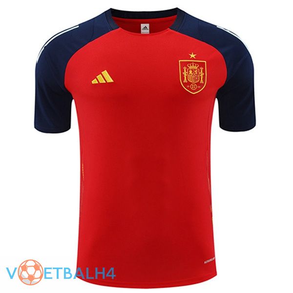 Spanje Training T Shirt rood 2024/2025