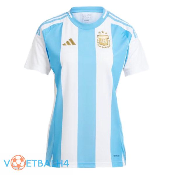 Argentinië Dames thuis voetbal jersey blauw wit 2024/2025