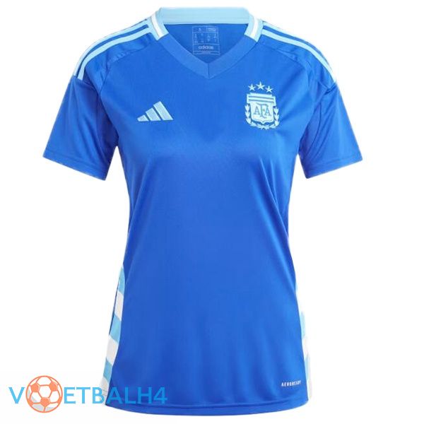 Argentinië Dames uit voetbal jersey blauw 2024/2025