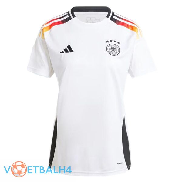 Duitsland Dames thuis voetbal jersey wit 2024/2025