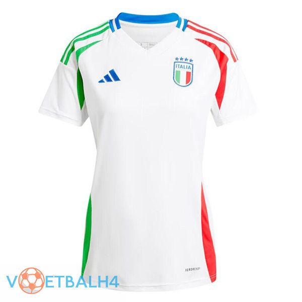 Italië Dames uit voetbal jersey wit 2024/2025