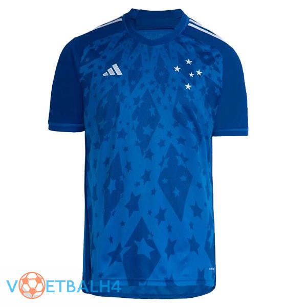 Cruzeiro EC voetbal jersey thuis blauw 2024/2025