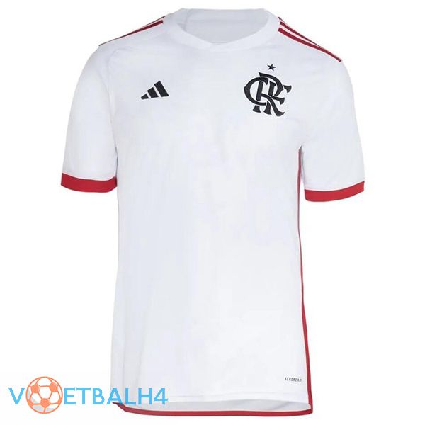 Flamengo uit voetbal jersey wit 2024/2025