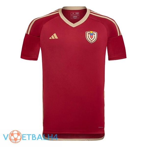 Venezuela voetbal jersey thuis rood 2024/2025