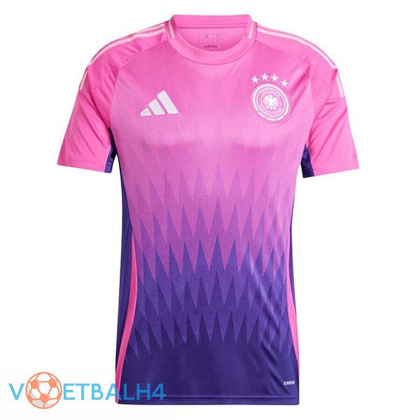 Duitsland uit voetbal jersey roze paars 2024/2025