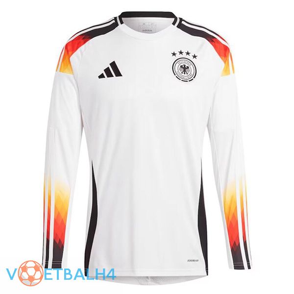 Duitsland thuis voetbal jersey lange mouwwit 2024/2025