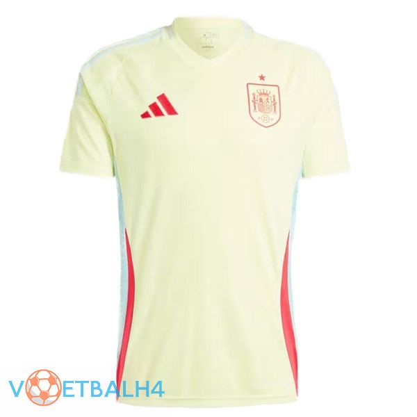 Spanje uit voetbal jersey geel 2024/2025