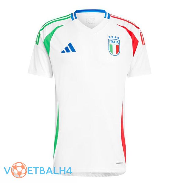 Italië uit voetbal jersey wit 2024/2025