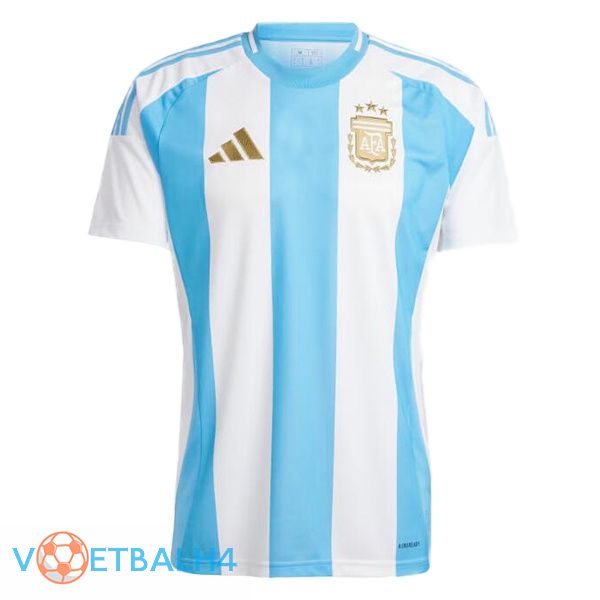 Argentinië thuis voetbal jersey blauw wit 2024/2025