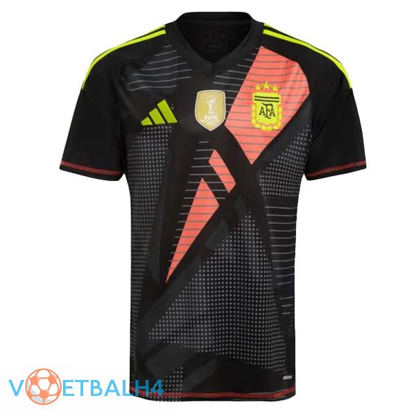 Argentine doelman voetbal jersey zwart 2024/2025