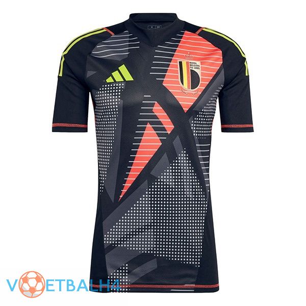 België doelman voetbal jersey zwart 2024/2025