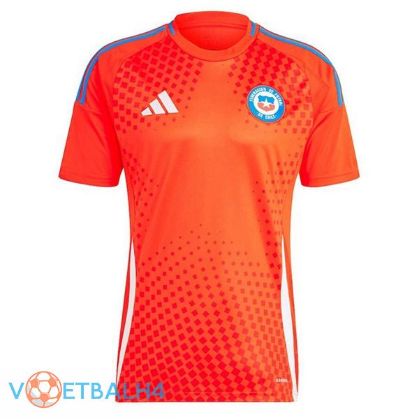 Chili thuis voetbal jersey rood 2024/2025