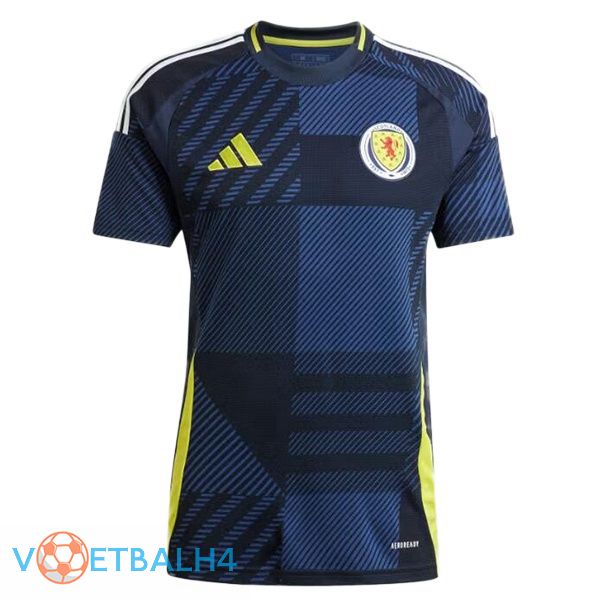 Schotland thuis voetbal jersey blauw koninklijk 2024/2025