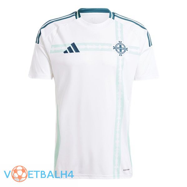 North Ireland uit voetbal jersey wit 2024/2025