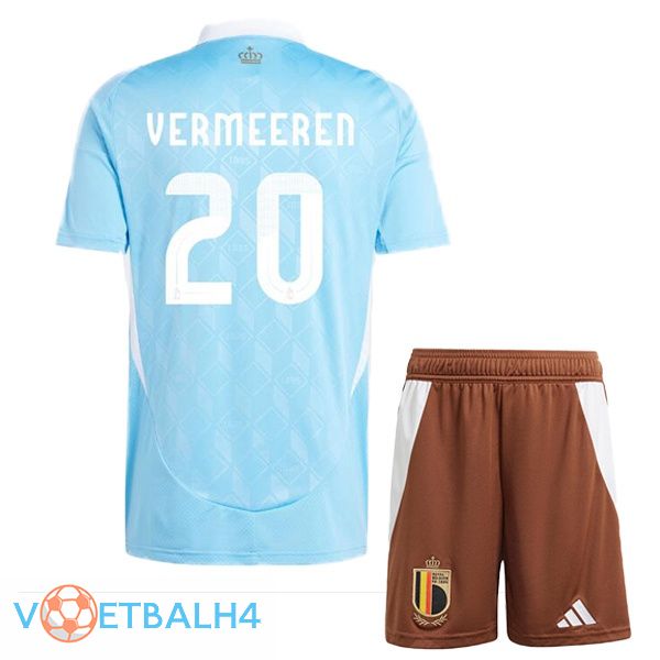 België (VERMEEREN 20) kinderen uit voetbal jersey blauw 2024/2025