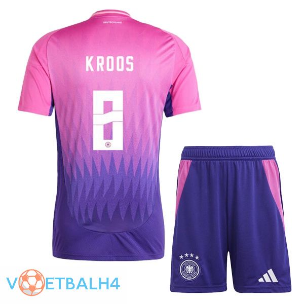 Duitsland (KROOS 8) kinderen uit voetbal jersey roze paars 2024/2025