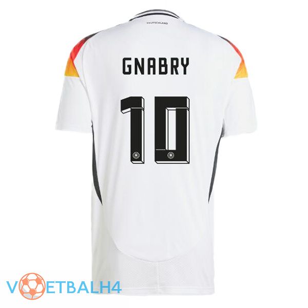 Duitsland (GNABRY 10) thuis voetbal jersey wit 2024/2025