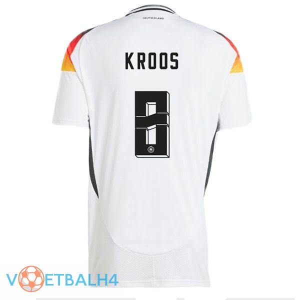 Duitsland (KROOS 8) thuis voetbal jersey wit 2024/2025