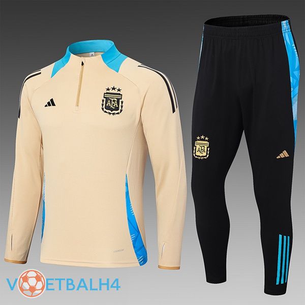 Argentinië kinderen kit trainingspakgeel 2024/2025