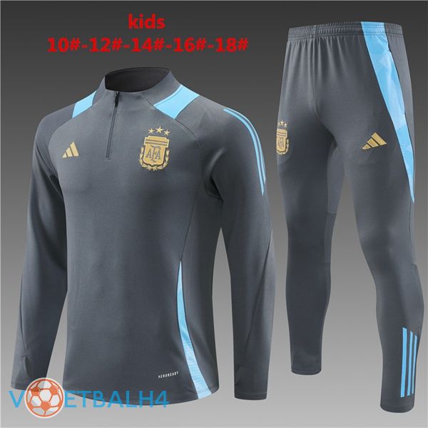 Argentinië kinderen kit trainingspakgrijs 2024/2025