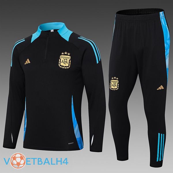 Argentinië kinderen kit trainingspakzwart 2024/2025