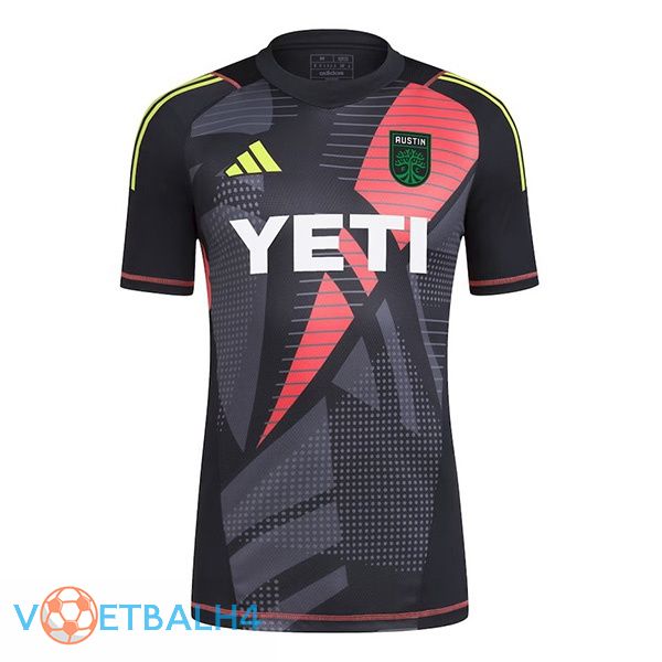 Austin FC doelman voetbal jersey zwart 2024/2025