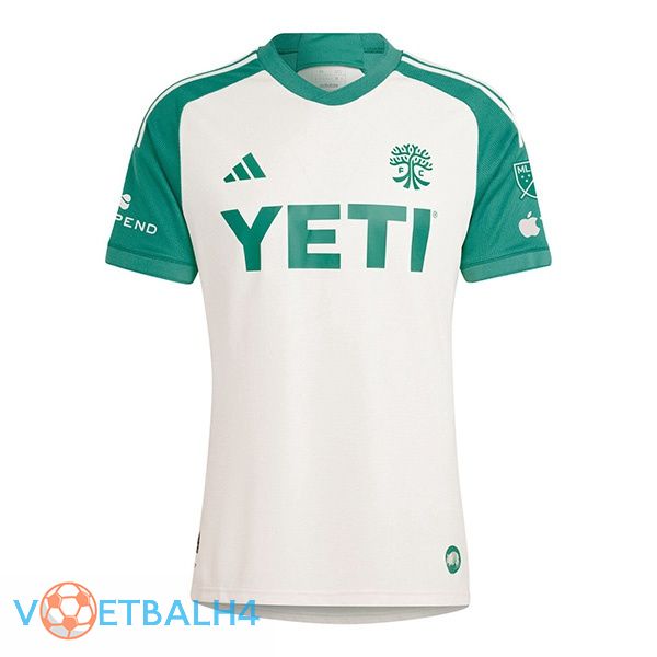 Austin FC voetbal jersey uit wit 2024/2025