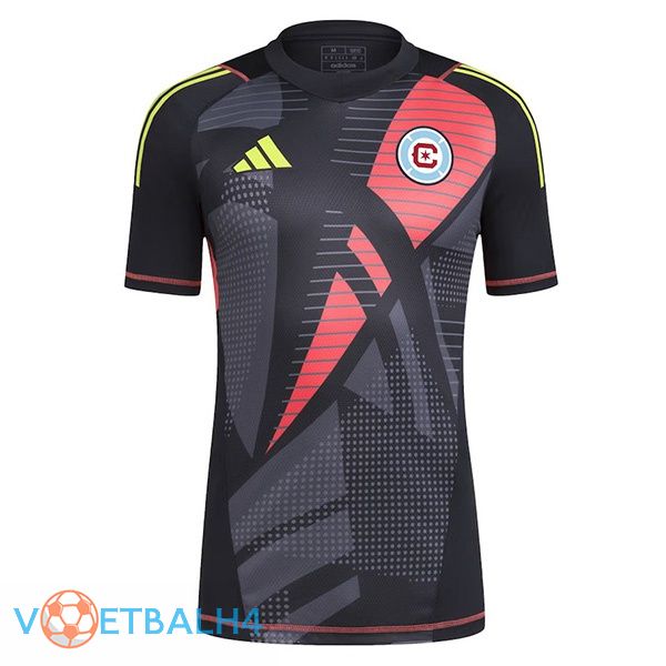 Chicago Fire FC doelman voetbal jersey zwart 2024/2025