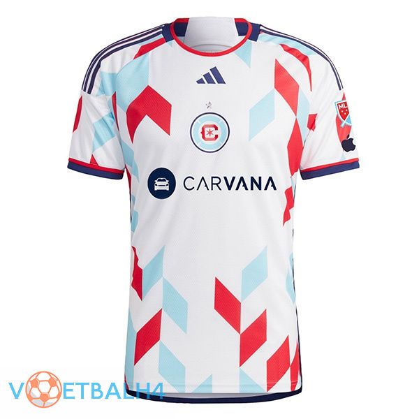 Chicago Fire FC voetbal jersey uit wit 2024/2025