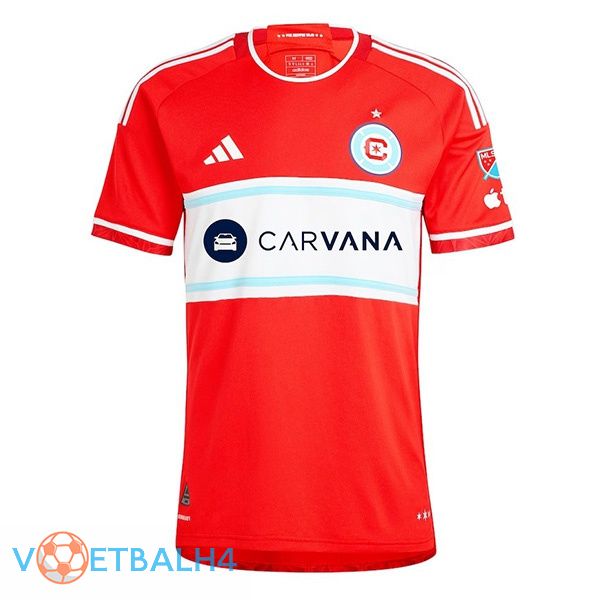 Chicago Fire FC voetbal jersey thuis rood 2024/2025