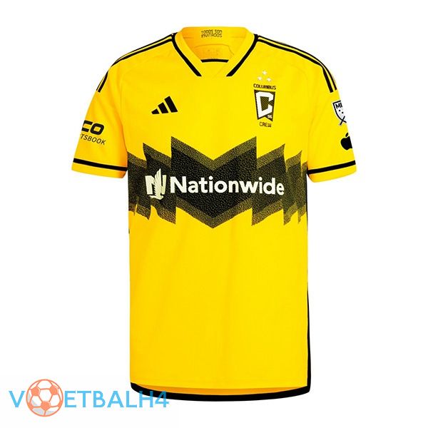 Columbus Crew voetbal jersey thuis geel 2024/2025