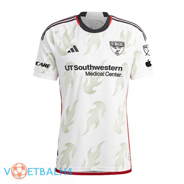 FC Dallas voetbal jersey uit wit 2024/2025