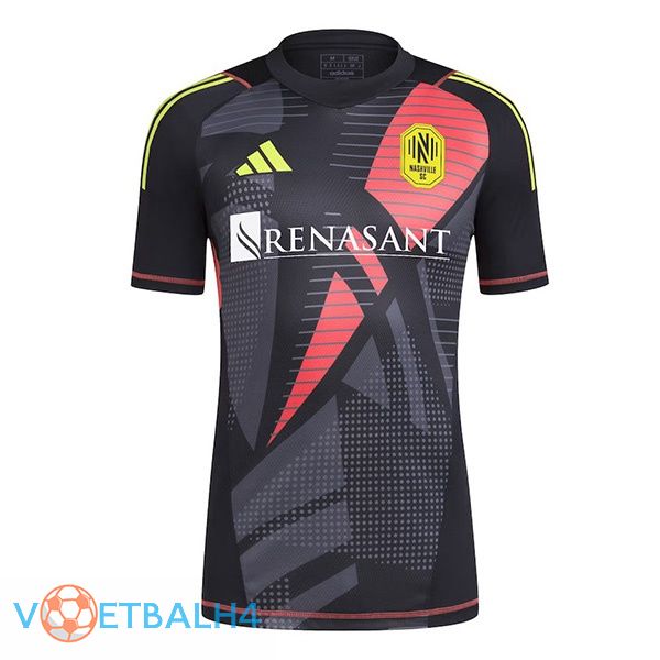 Nashville SC doelman voetbal jersey zwart 2024/2025