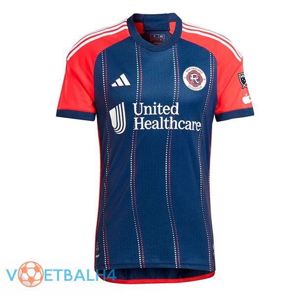 nieuw Engeland Revolution voetbal jersey thuis blauw 2024/2025