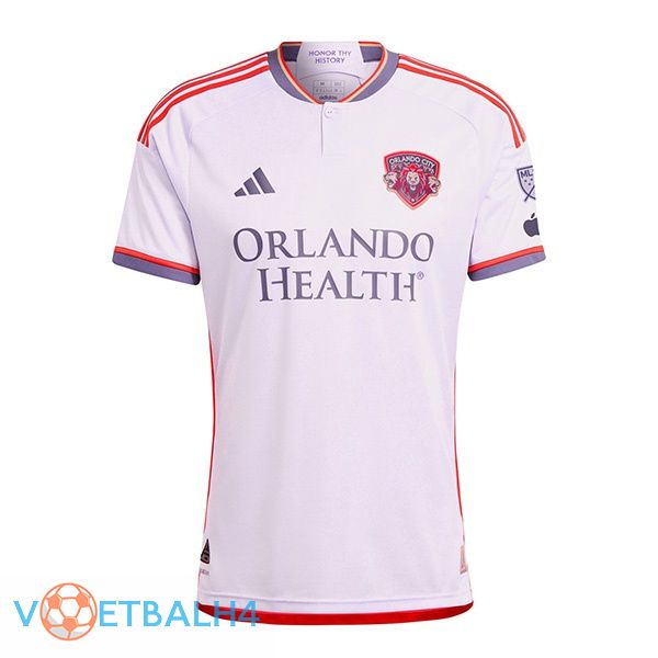 Orlando City SC voetbal jersey uit wit 2024/2025