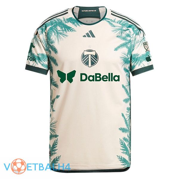 Portland Timbers voetbal jersey uit wit 2024/2025