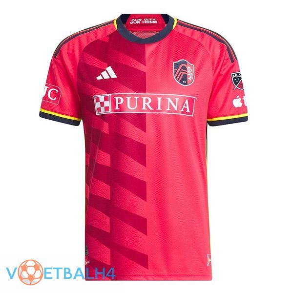 St.Louis City FC voetbal jersey thuis rood 2024/2025