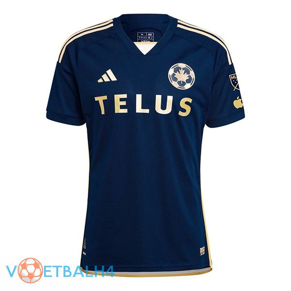 Vancouver witcaps voetbal jersey uit blauw koninklijk 2024/2025