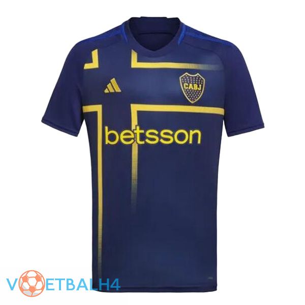 Boca Juniors derde voetbal jersey blauw 2024/2025