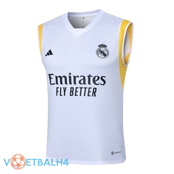 Real Madrid voetbal vest wit 2024/2025